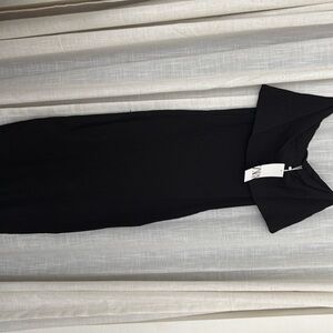 Zara ribbed off shoulder dress